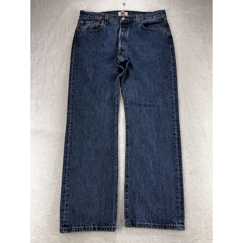 Levis VTG 501XX Jeans‎ Men 36x30 Blue Straight Leg Button Fly Denim